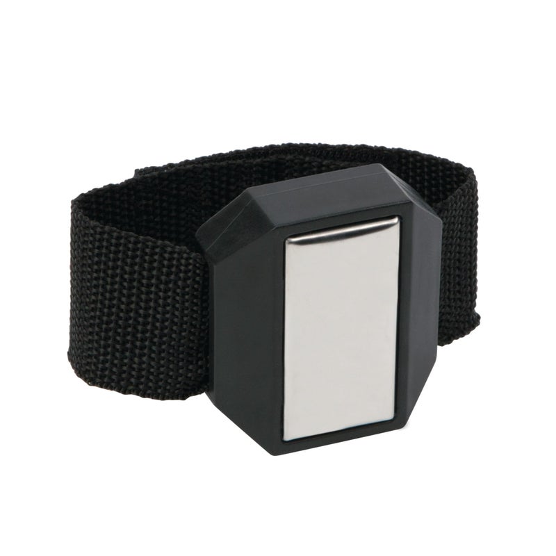 Performance Tool W1275 Magnetic Wrist Band, One Size - Keep Your Tools Secure and Within Reach with This Convenient Magnetic Wristband - Image 1